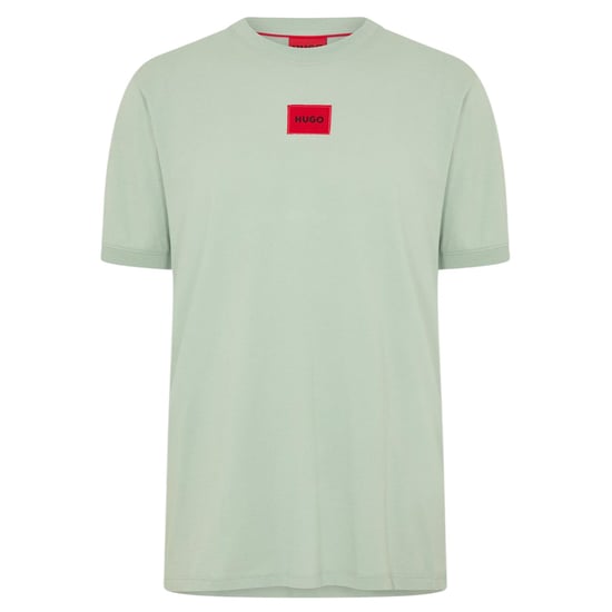 Hugo Diragolino T-shirt voor heren met logo op de borst (Lichtgroen) - Image 2