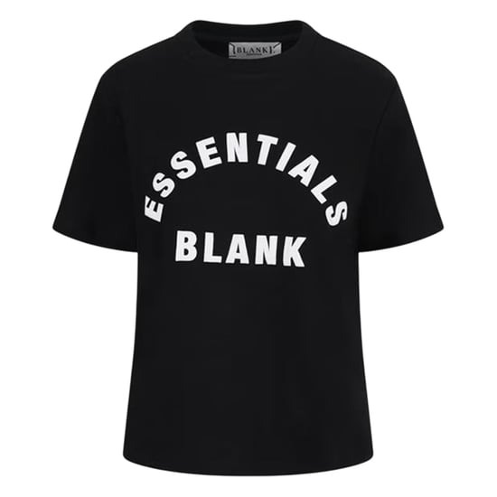 Blank Essentials Dames/Dames Oversized Vriend T-shirt (Zwart) - Image 1