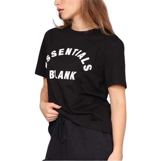 Blank Essentials Dames/Dames Oversized Vriend T-shirt (Zwart) - Image 3