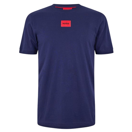Hugo Diragolino T-shirt voor heren met logo op de borst (Marine) - Image 1