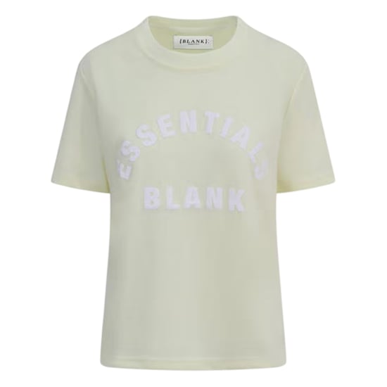 Blank Essentials Dames/Dames Oversized Vriend T-shirt (Lichtgeel) - Image 1