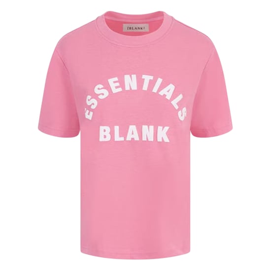 Blank Essentials Dames/Dames Oversized Vriend T-shirt (Pop Roze) - Image 1