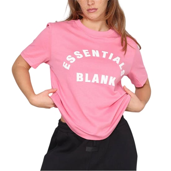 Blank Essentials Dames/Dames Oversized Vriend T-shirt (Pop Roze) - Image 3
