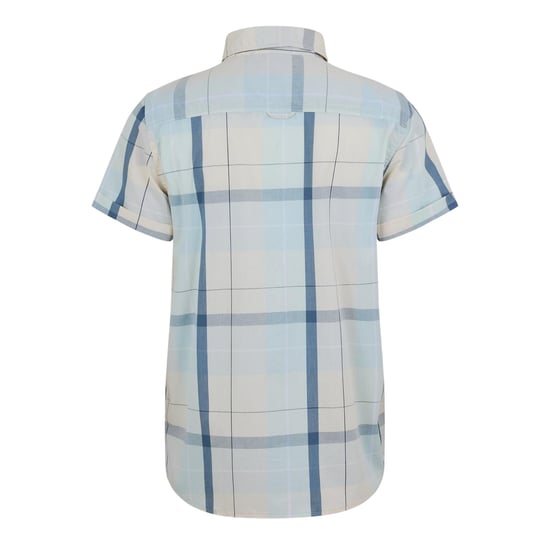 Bench Herenoverhemd met geruite print, getailleerd model en korte mouwen (Geel/Blauw) - Image 3