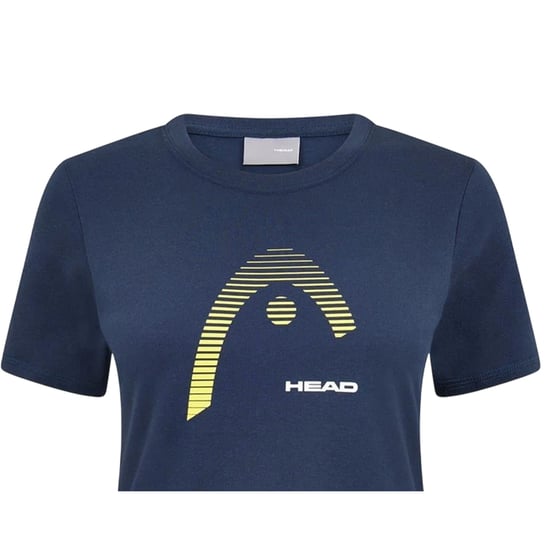 Head Dames-T-shirt met grafische print van Club Lara (Marine) - Image 3