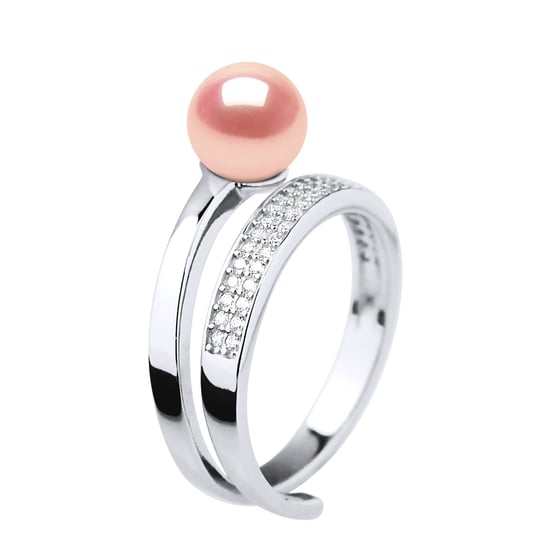 Ring Rush Verstelbare zoetwaterparels Round 7-8 mm Rose Jewelry 925 - Image 1