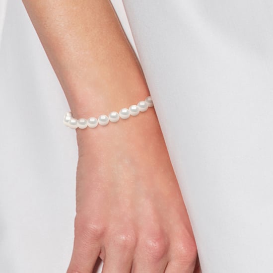 Armband Gekweekte Parels Zoetwater 6-7mm White Luxury White Gold Clasp - Image 2