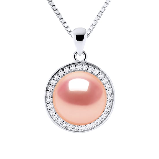 SUN zoetwater parel 9-10 mm Roze 925 - Image 1