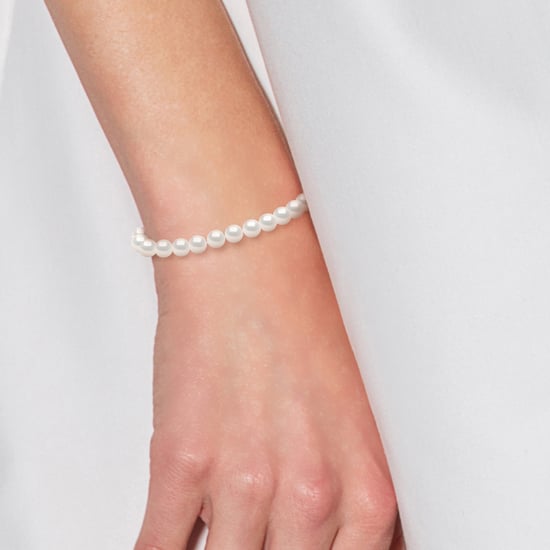 Armband Parels van het water Rank Sweet Rond 5-6mm White 925 - Image 2