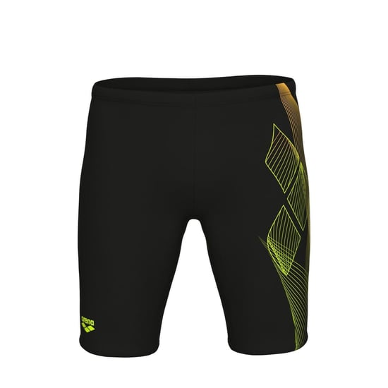 Arena Zwemshort voor heren met grafische print (Zwart) - Image 1