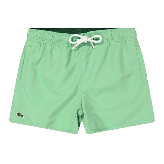 Lacoste Zwemshort voor jongens met krokodillenprint (Groen) - Image 1