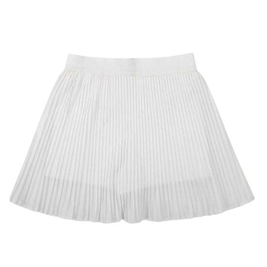 Slazenger Tennisrokje met microplooien en logo voor meisjes (Wit) - Image 2
