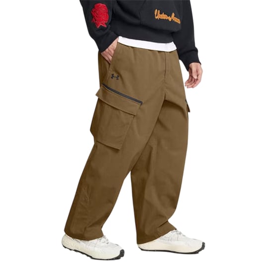 Under Armour Heren-joggingbroek in losse pasvorm met cargo-stijl (Bruin) - Image 3