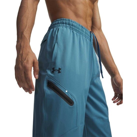 Under Armour Unstoppable geweven joggingbroek voor heren (Blauw/Zwart) - Image 3