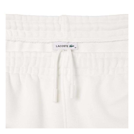 Lacoste Dames/Dames Biologisch Katoenen Geborduurde Logo Sweatbroek (Crème) - Image 3