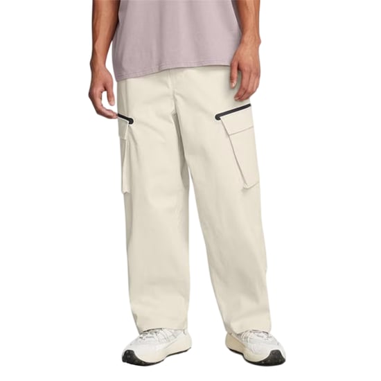 Under Armour Heren-joggingbroek in losse pasvorm met cargo-stijl (Wit) - Image 3