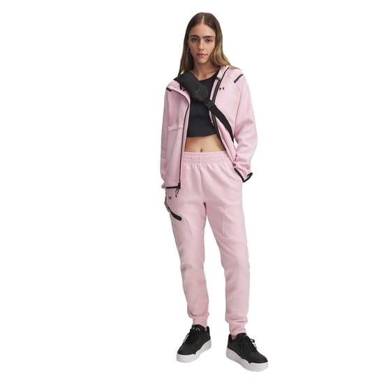 Under Armour Dames/Dames Performance Fleece Athletic Joggers (Roze) - Image 1