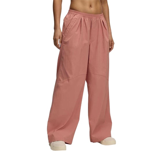 Under Armour Dames/Dames Geweven Open Hem Joggers (Roze) - Image 1