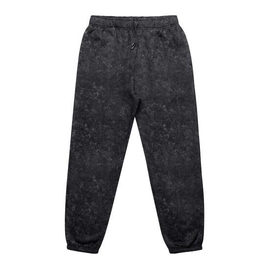 Firetrap Unisex Joggers in Acid Wash voor volwassenen (Zwart) - Image 1