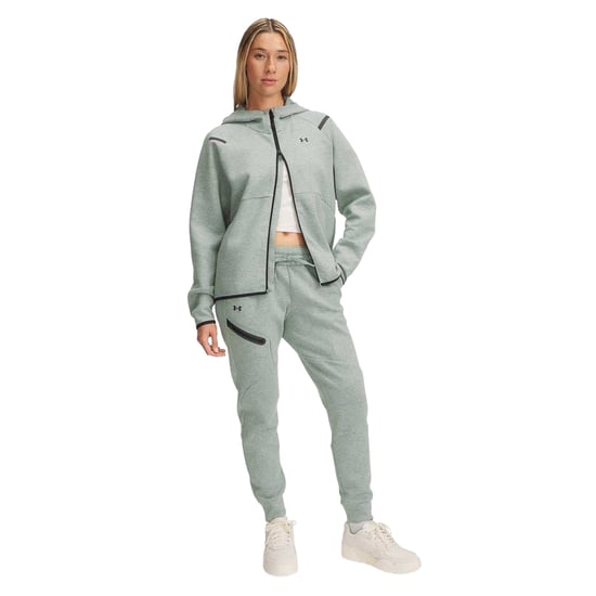 Under Armour Dames/Dames Performance Fleece Athletic Joggers (Groen) - Image 1