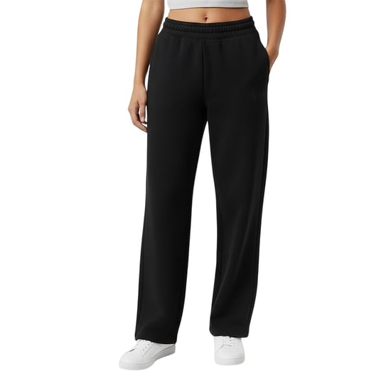 USA Pro Dames/Dames Fleece Joggers (Zwart) - Image 4