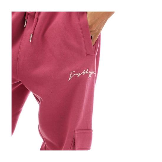 Hype Heren Solid Cargo Joggingbroek (Roze) - Image 3