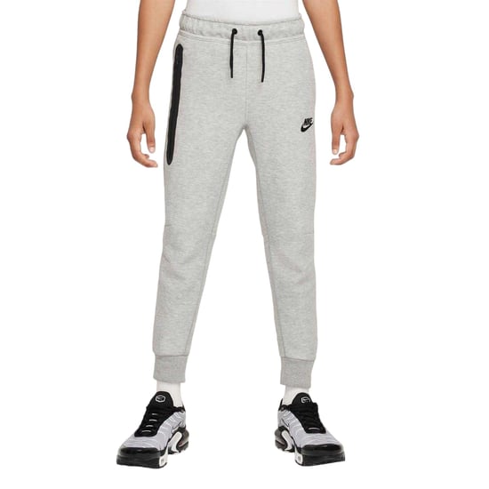 Nike Tech-fleece-joggingbroeken voor kinderen (Grijs/Zwart) - Image 1