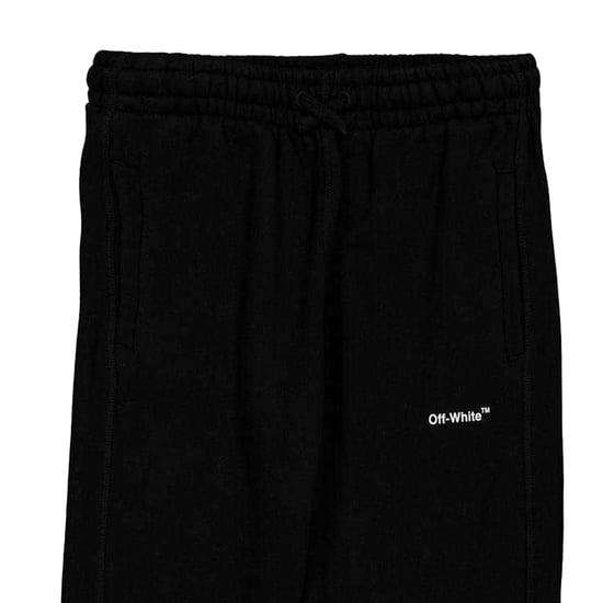 Off White Joggingbroeken met pijl-logo voor kinderen (Zwart/Wit) - Image 2