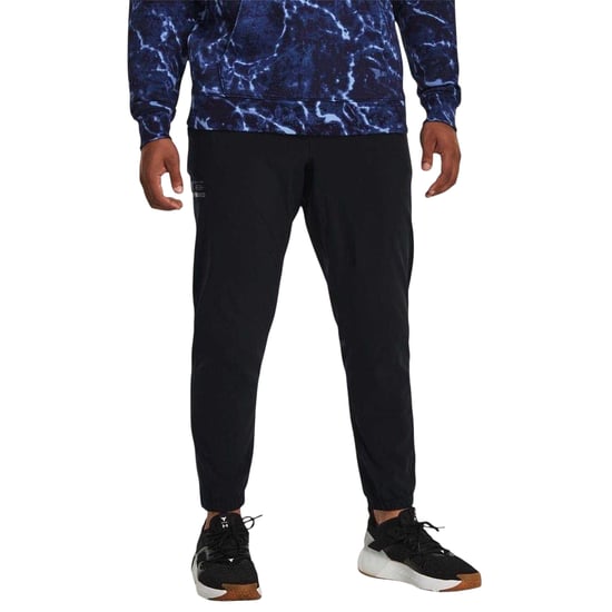 Under Armour Heren Project Rock reflecterende joggingbroek (Zwart) - Image 4