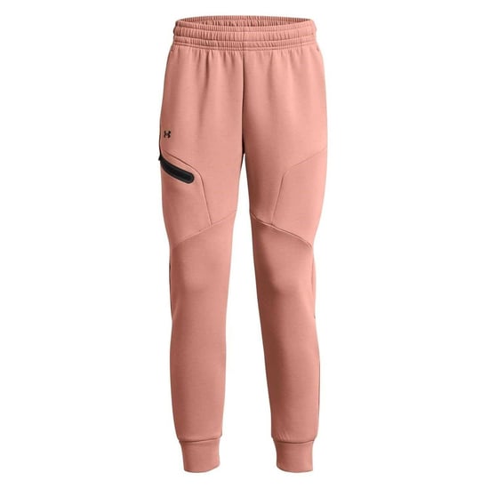 Under Armour Unstoppable fleece-joggingbroek voor dames (Roze) - Image 1