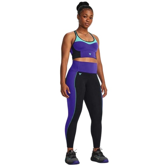 Under Armour Slanke hardlooplegging met kleurblokken voor dames (Zwart) - Image 1