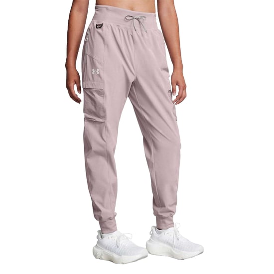 Under Armour Trailrun-joggingbroek met zijzakken voor dames (Grijs) - Image 1