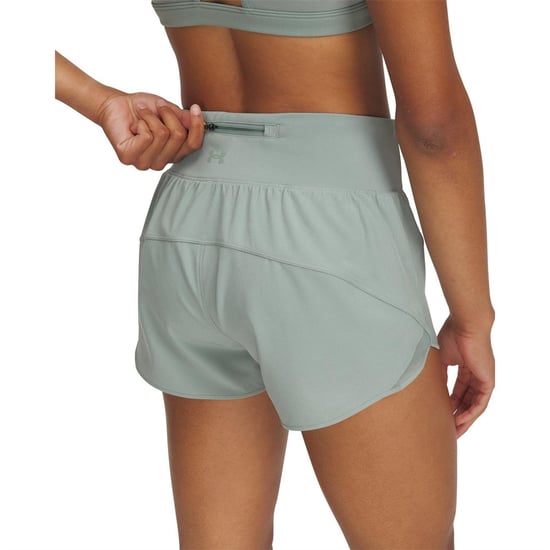 Under Armour Dames Launch Pro Hardloopshorts (Groen) - Image 3
