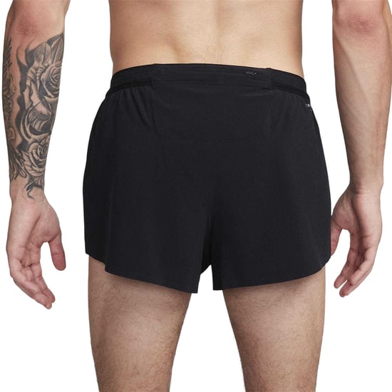 Nike Heren Aero 2 in 1 Hardloopshort (Zwart, Wit) - Image 2