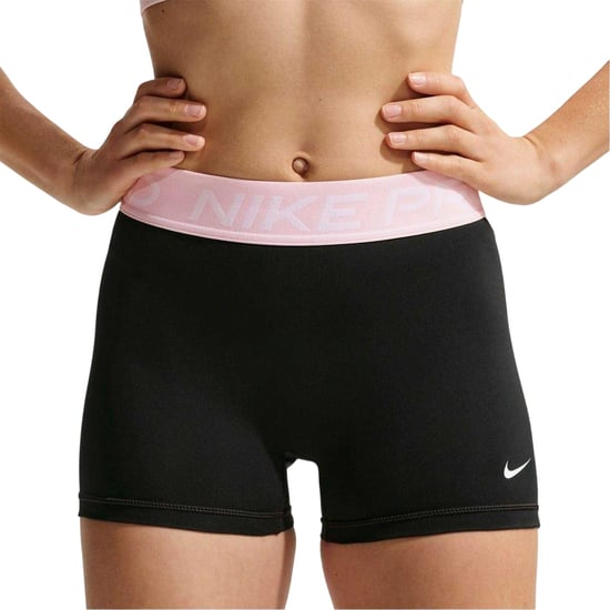 Nike Dames/Dames Pro Compressieshort (Zwart/roze) - Image 2