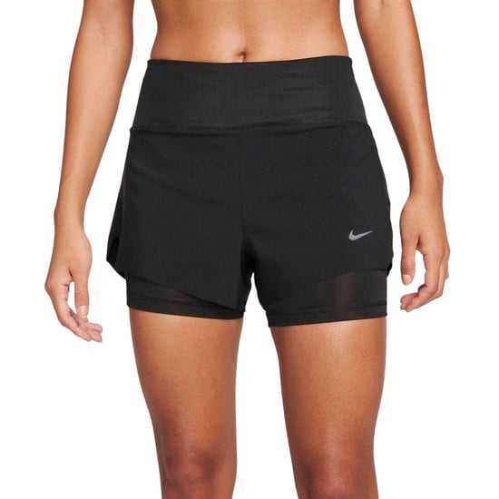 Nike FIT Swift 2-in-1-hardloopbroek voor dames (Zwart) - Image 1