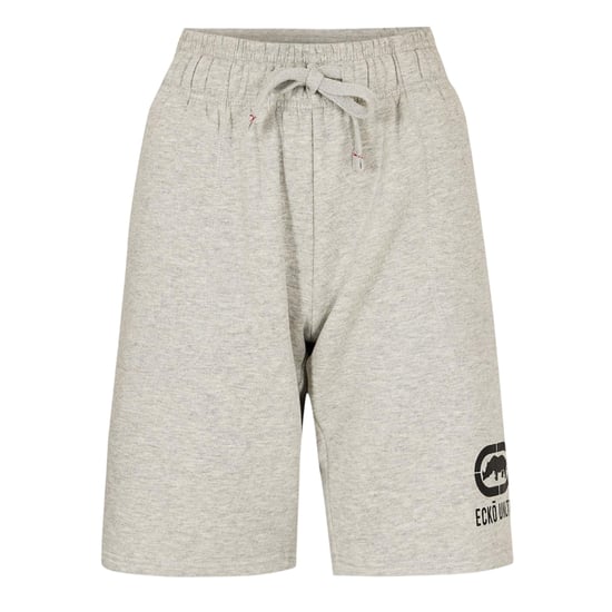 Ecko Dames Logo Elastische Taille Sweats Short (Grijs) - Image 1