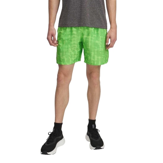 Under Armour Lichtgewicht hardloopbroek met patroon voor heren (Groen) - Image 2