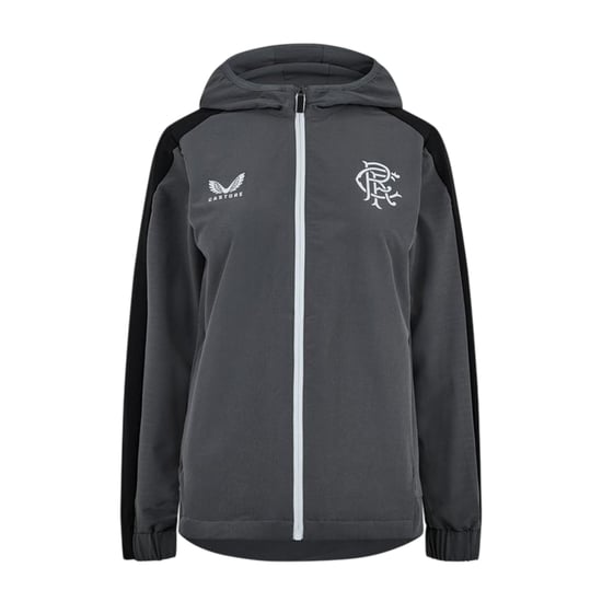 Castore Rangers FC windjack voor dames, relaxte pasvorm (IJzeren poort) - Image 1