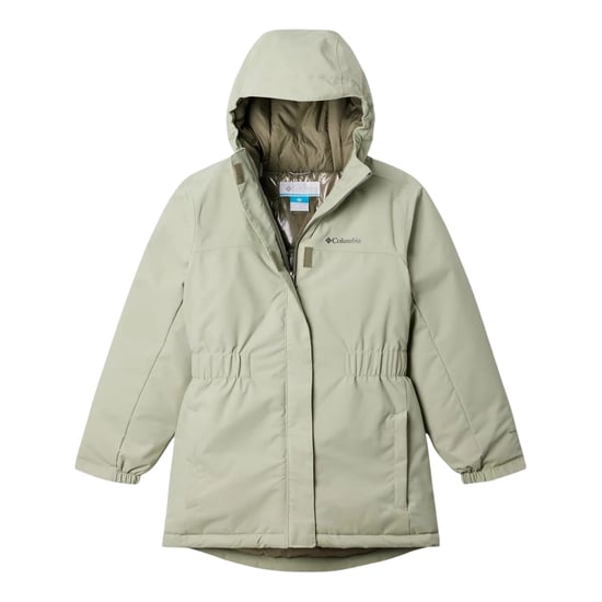 Columbia Jongens geïsoleerde jas met capuchon voor wandelen (Groen) - Image 1