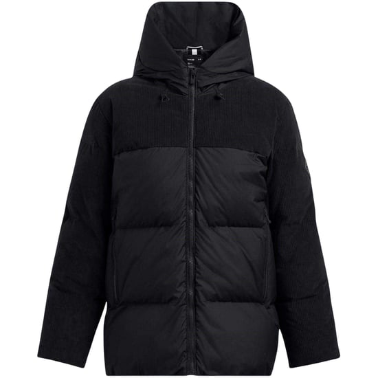 Under Armour Dames/Ladies Limitless Corduroy Gequiltede Puffer Jas (Zwart) - Image 1