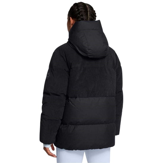 Under Armour Dames/Ladies Limitless Corduroy Gequiltede Puffer Jas (Zwart) - Image 3