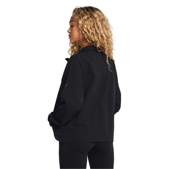 Under Armour Geventileerde sporttrainingsjas voor dames uit de Unstoppable-collectie (Zwart) - Image 4