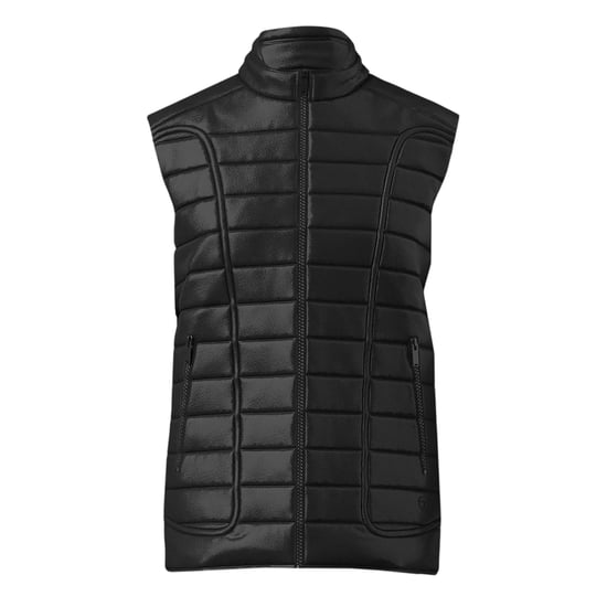 Diesel Unisex horizontaal streepgilet voor volwassenen (Zwart) - Image 1