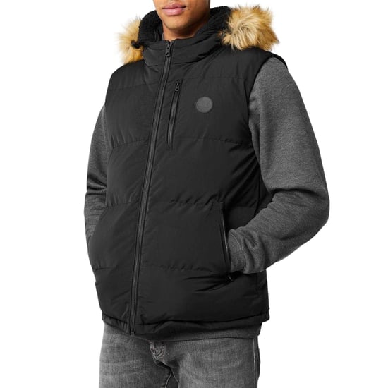 SoulCal Heren Sherpa Gevoerde Gilet (Zwart) - Image 3