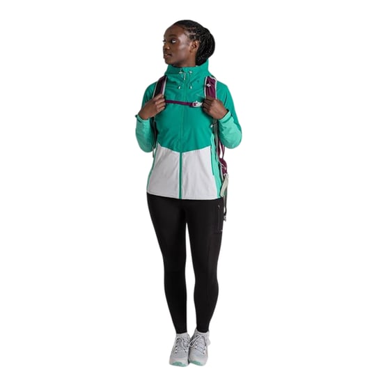 Craghoppers Dames/Dames Jamila Colour Block Funnel Neck Windjack (Mystiek/Oceaan/Luna) - Image 1