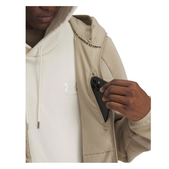 Under Armour Unstoppable gewatteerd softshell-jack voor heren (Bruin) - Image 3