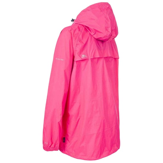 Trespass Qikpac-jas met capuchon voor dames, relaxte pasvorm (Sasparilla Roze Print) - Image 2