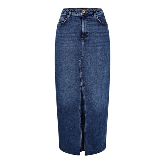 Pieces Denim kokerrok voor dames (Medium Blauw) - Image 1