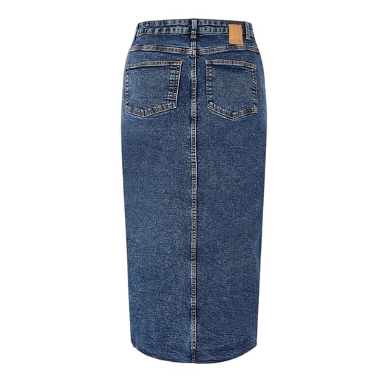 Pieces Denim kokerrok voor dames (Blauwe Denim) - Image 2